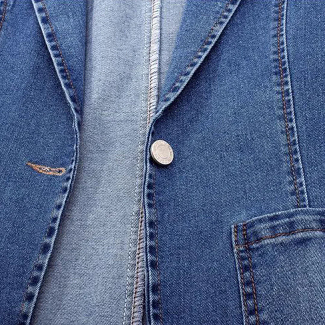 Frederika™ | Stilfuld Denimblazer Til Kvinder