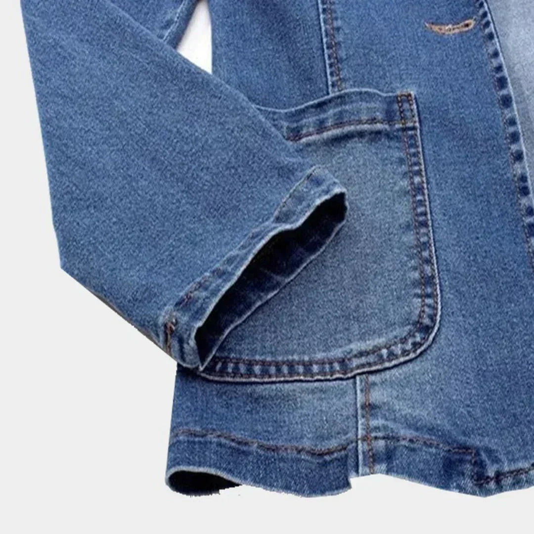 Frederika™ | Stilfuld Denimblazer Til Kvinder