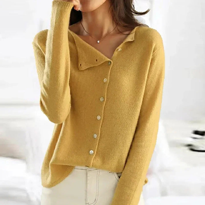 Frederika™ | Blød cardigan med elegant knaplukning