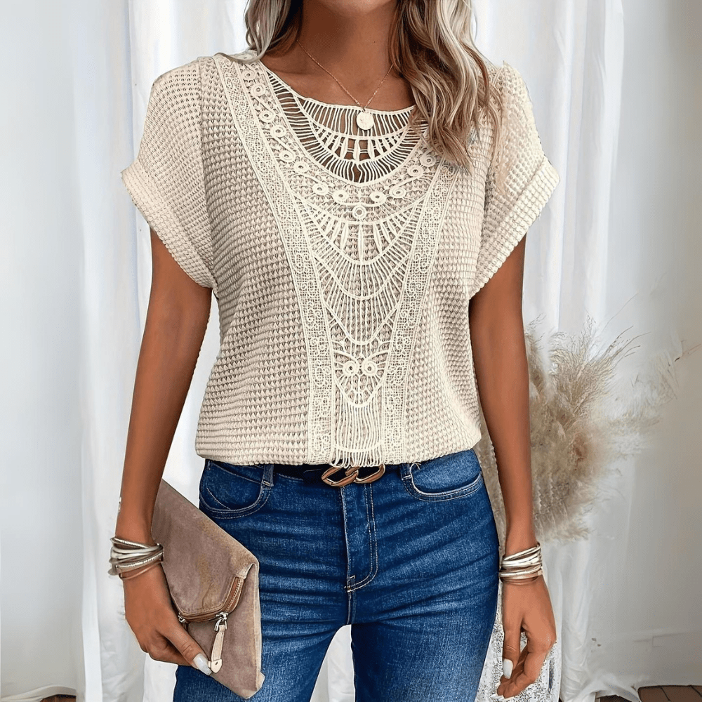 Eva™ | Elegant Ibiza-inspireret Bluse