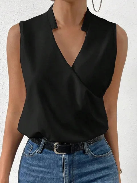 Frederika™ | Ærmeløs V-hals Top