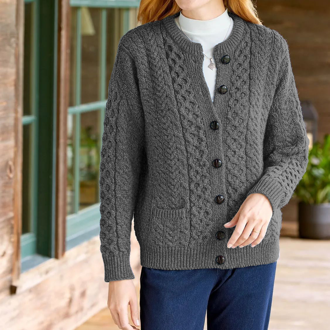 Frederika™ | Langærmet Casual Cardigan