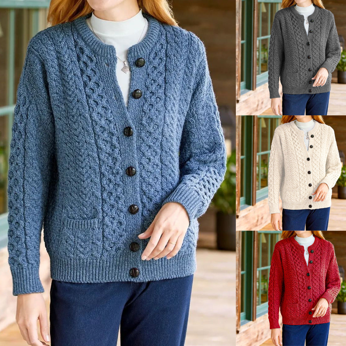 Frederika™ | Langærmet Casual Cardigan