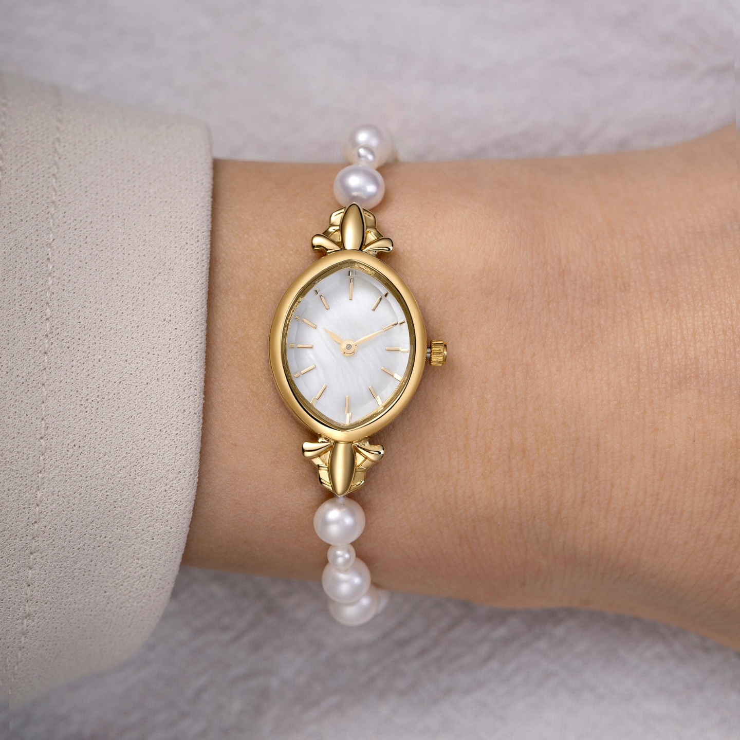 Nina | Perle Guld