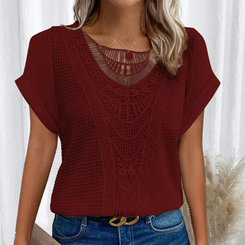 Eva™ | Elegant Ibiza-inspireret Bluse