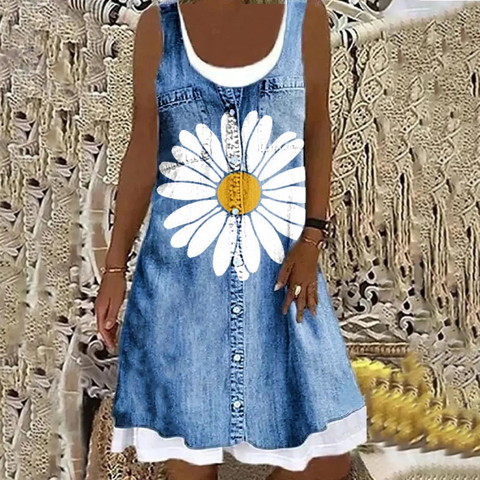 Frederika™ | Blød og Elegant Denimkjole