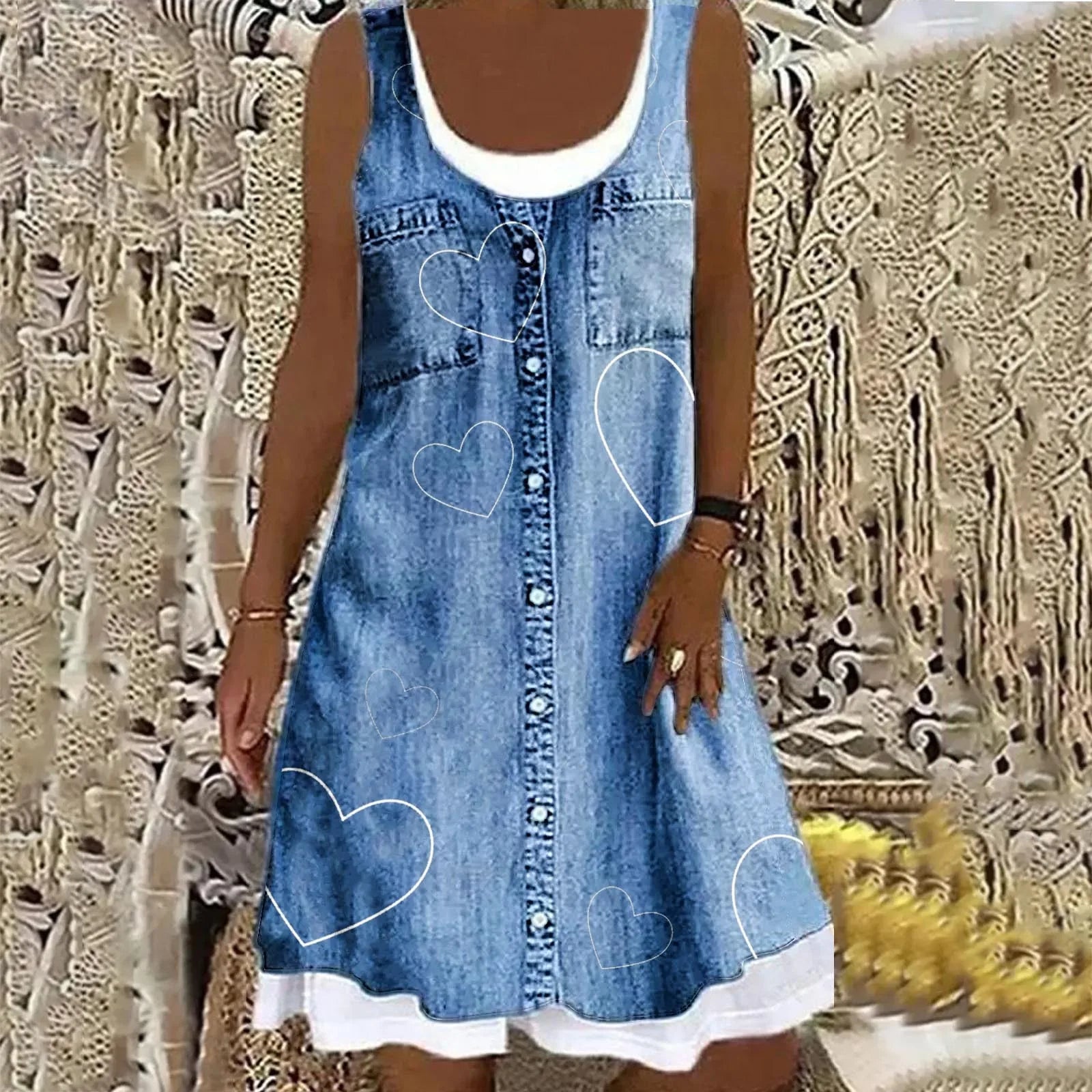Frederika™ | Blød og Elegant Denimkjole