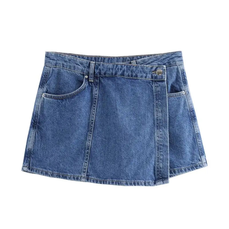 Frederika™ | V-hals Denim Sæt
