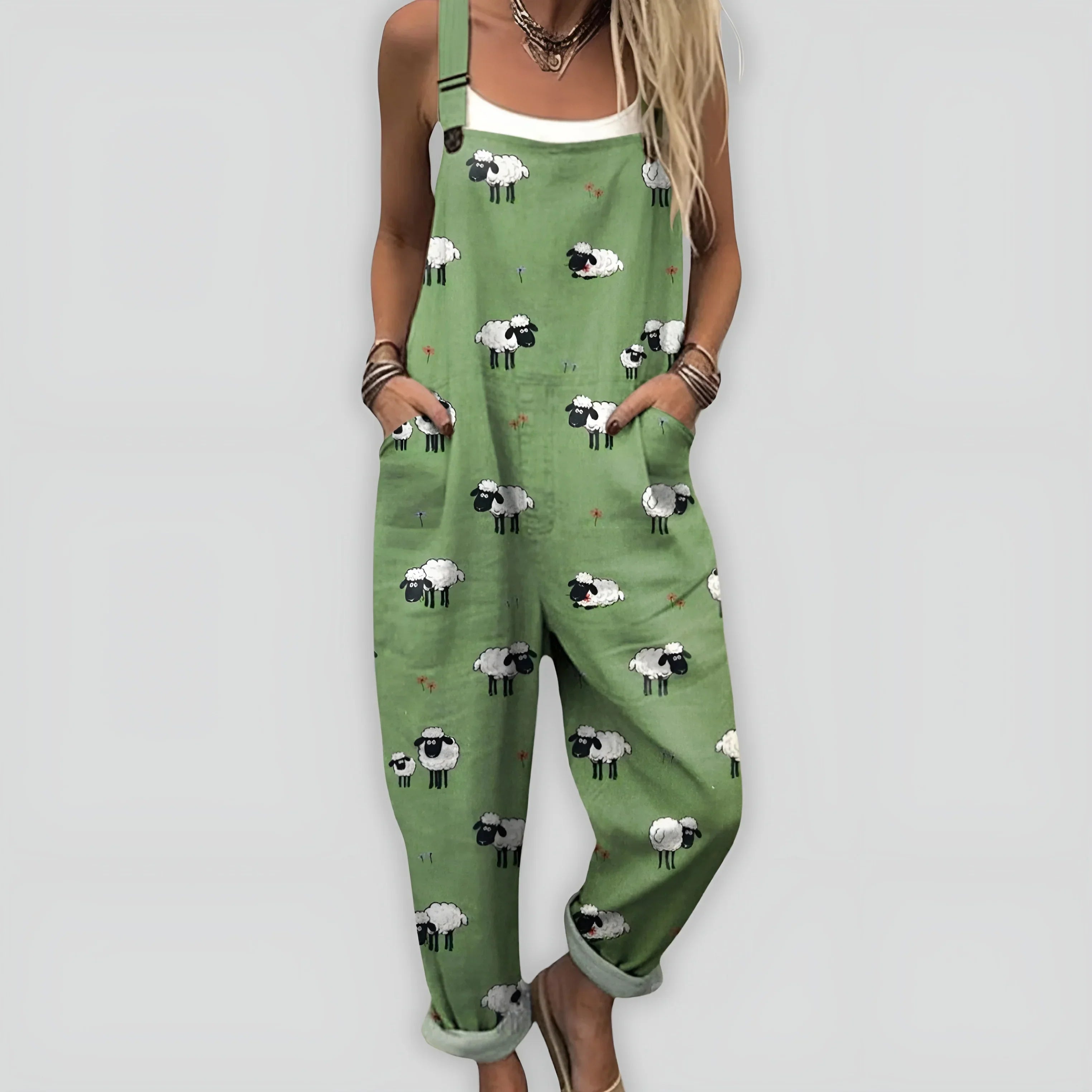 Frederika | Komfortabel og Stilfuld Jumpsuit med Løs Pasform