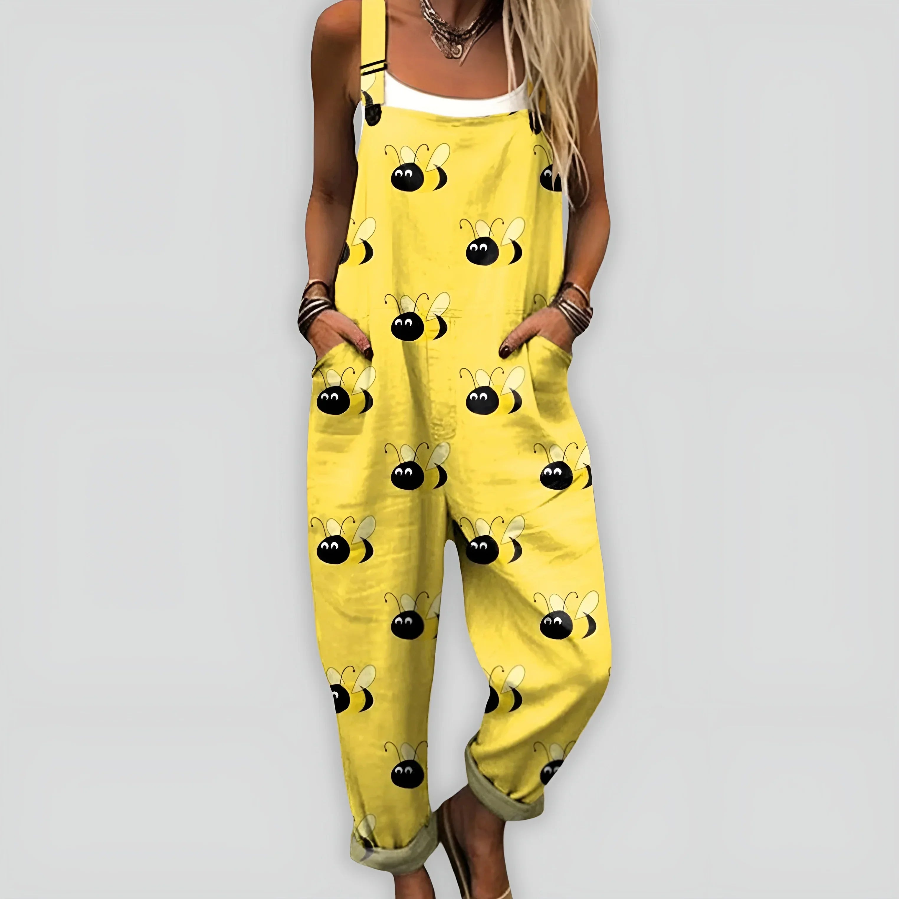 Frederika | Komfortabel og Stilfuld Jumpsuit med Løs Pasform