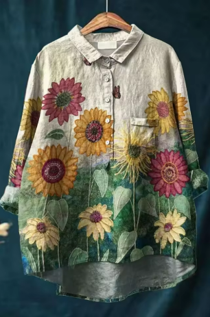 Frederika | Blomsterskjorte med Elegance
