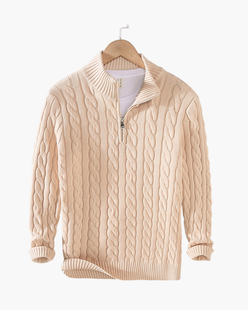 Frederik halvzip-sweater