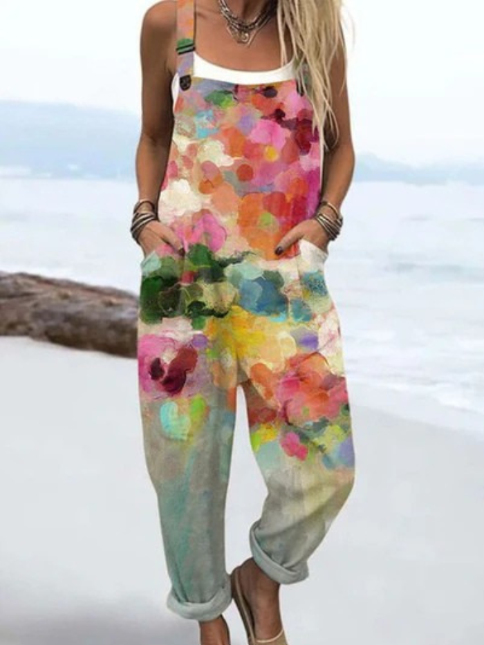 Frederika  | Jumpsuit med vintage blomster