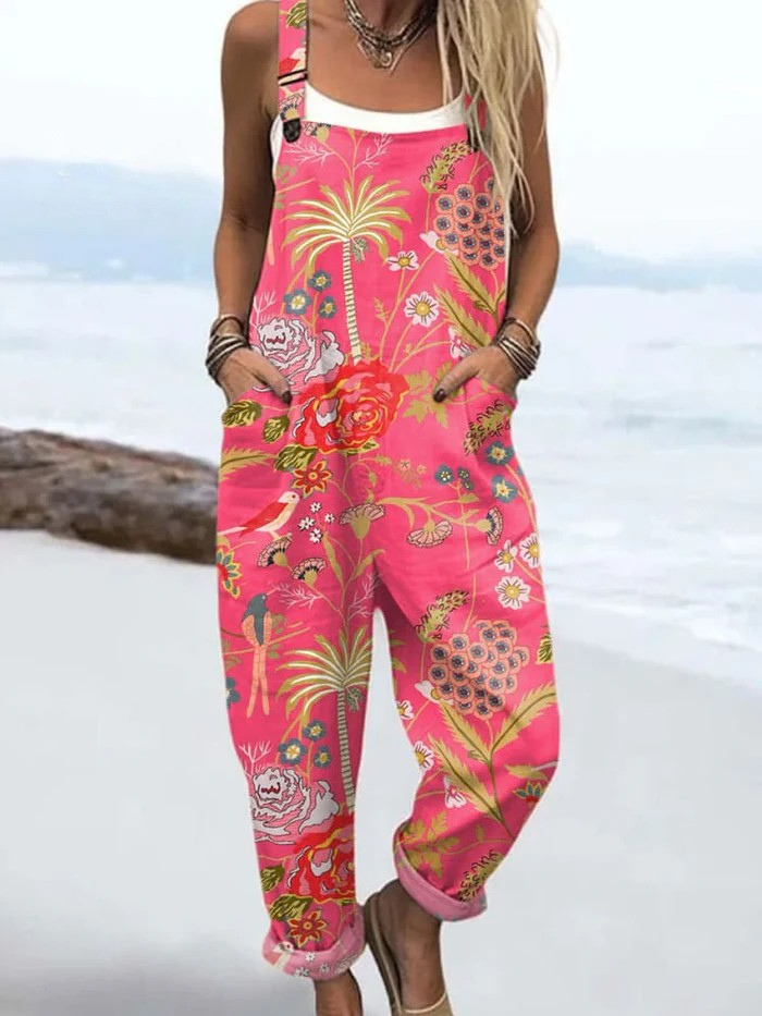 Frederika | Jumpsuit med vintage blomster