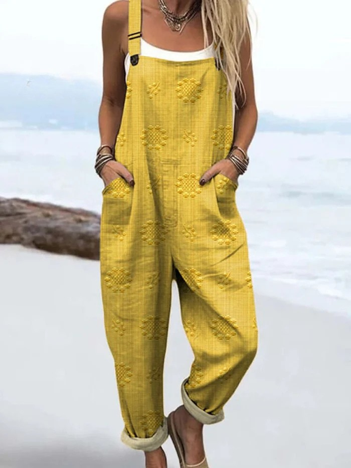 Frederika | Jumpsuit med vintage blomsterprint