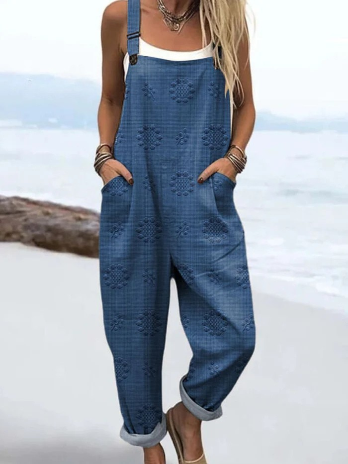 Frederika | Jumpsuit med vintage blomsterprint