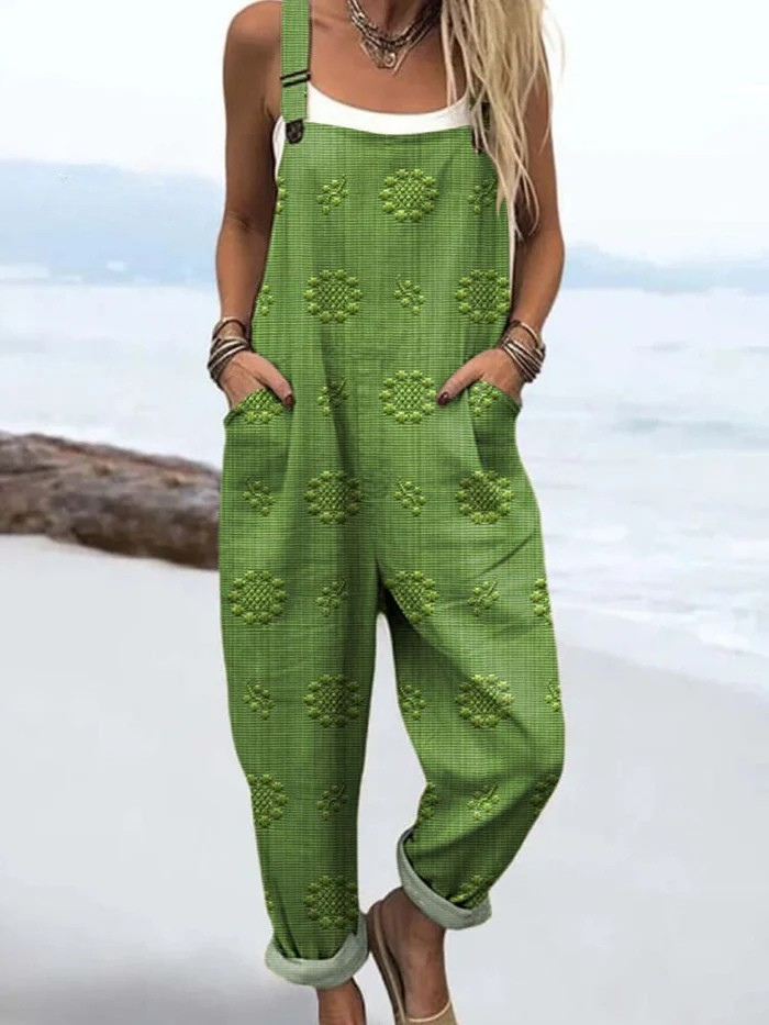 Frederika | Jumpsuit med vintage blomsterprint