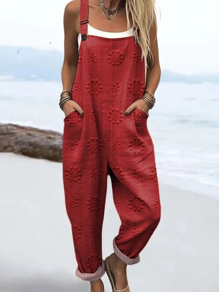 Frederika | Jumpsuit med vintage blomsterprint