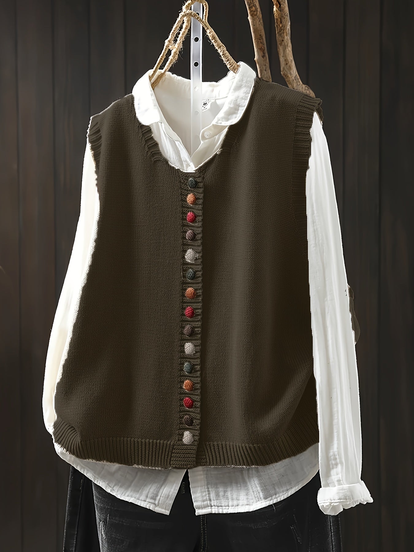 Frederika™ | Ærmeløs Strikket Vest