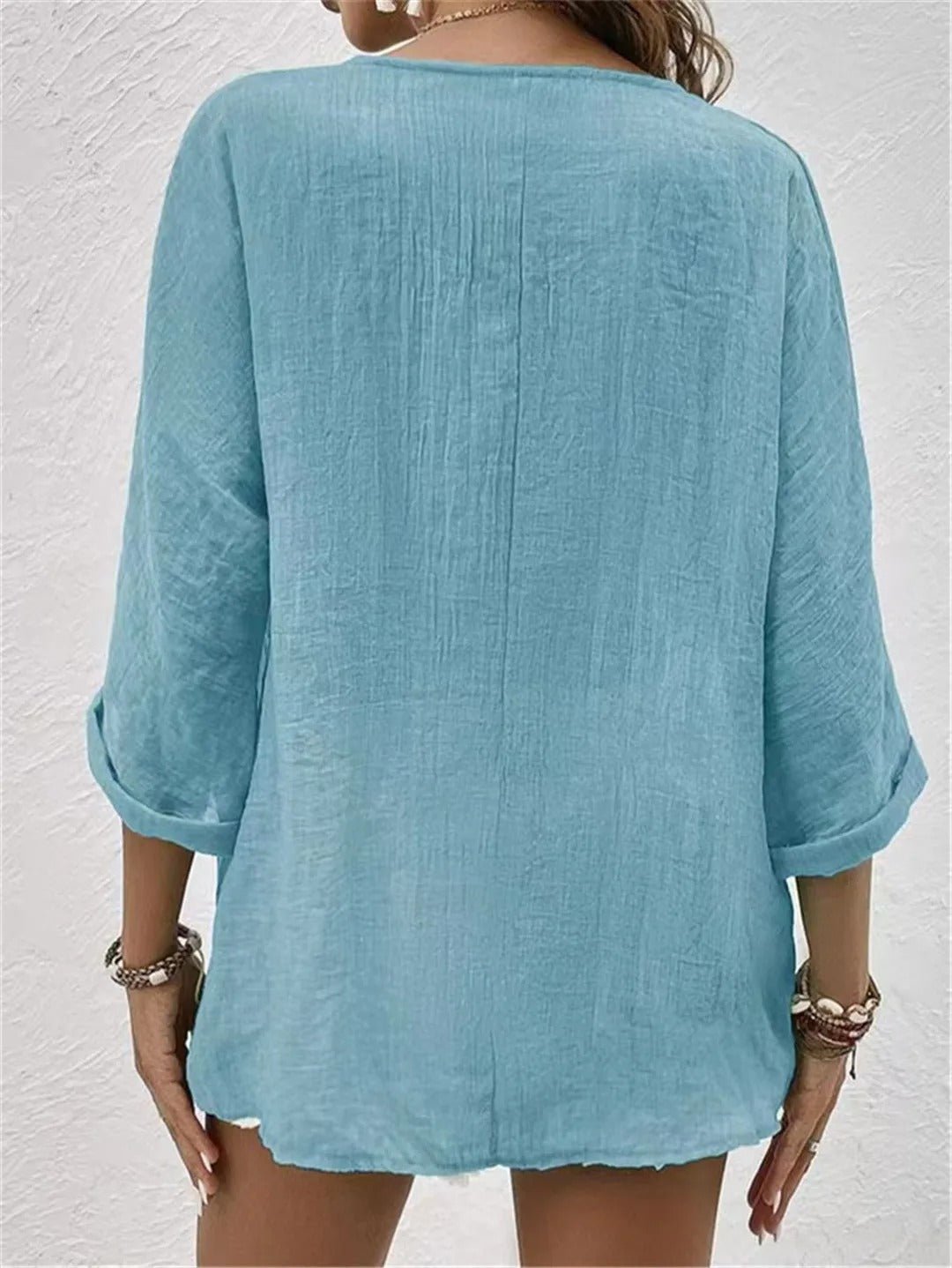 Laila™ | Komfortabel og Casual Skjorte med Knapper