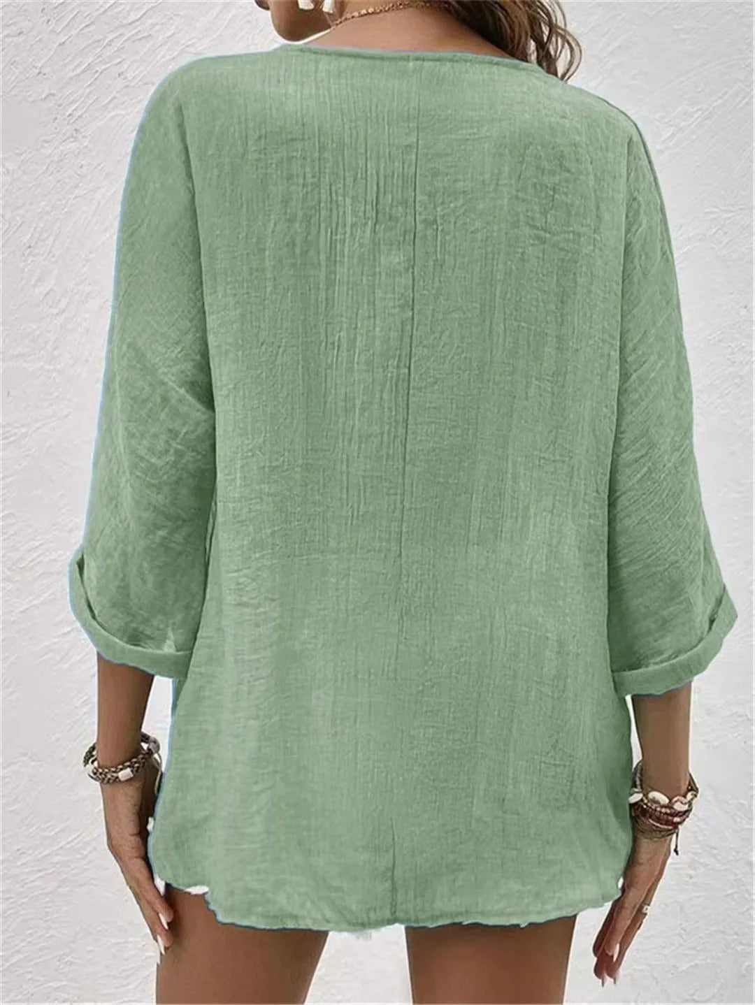 Laila™ | Komfortabel og Casual Skjorte med Knapper