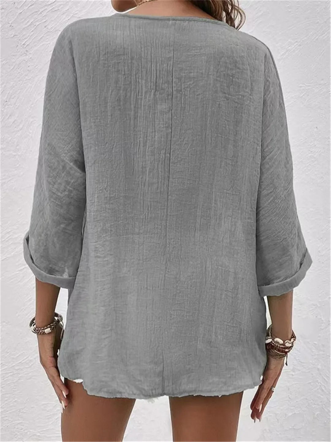Laila™ | Komfortabel og Casual Skjorte med Knapper