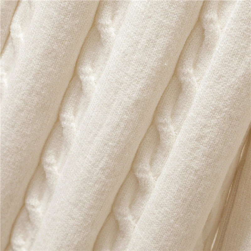 Frederika™ | Beige strik sæt