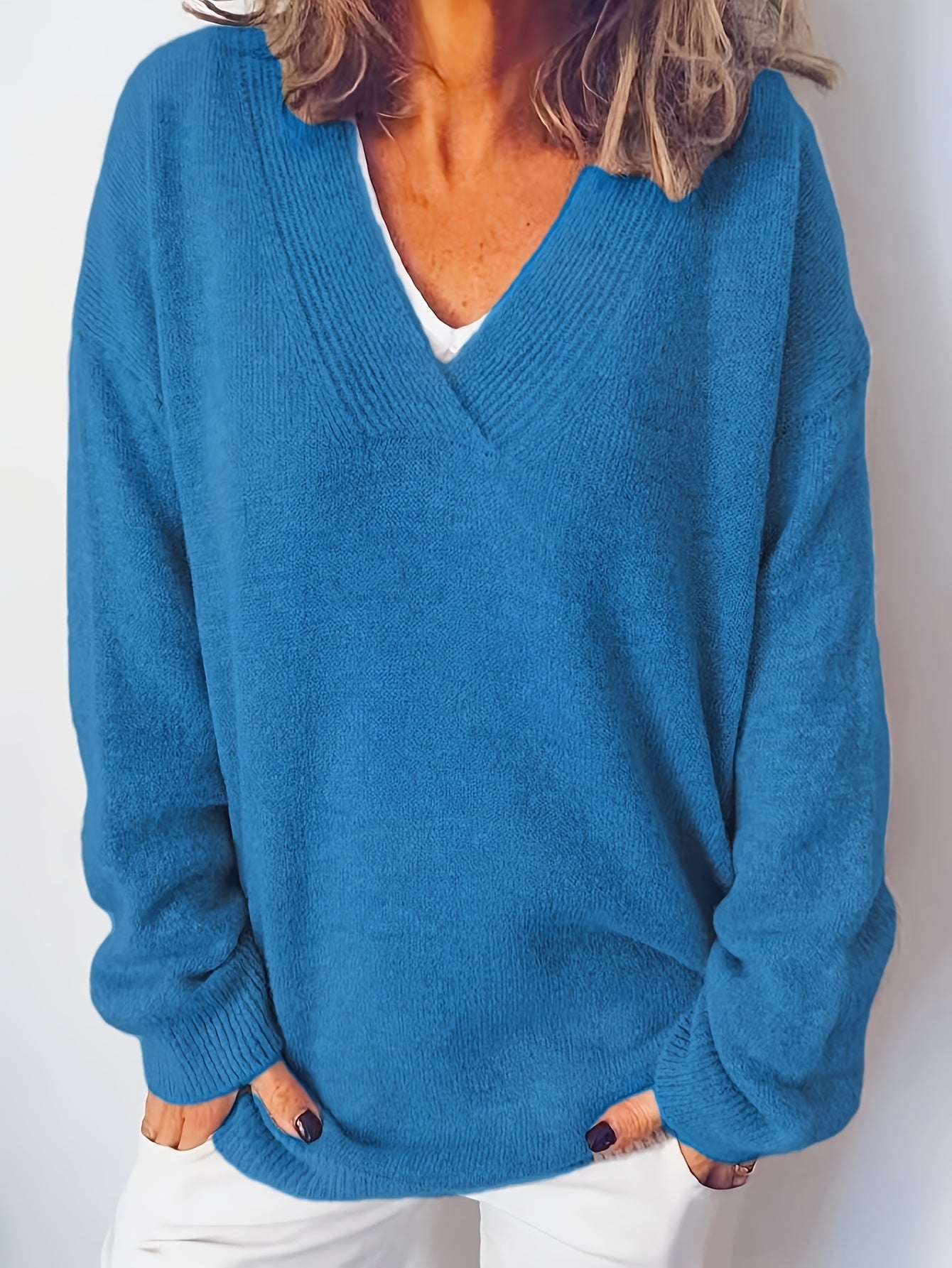Frederika™ | Blød og Tidløs V-Hals Sweater
