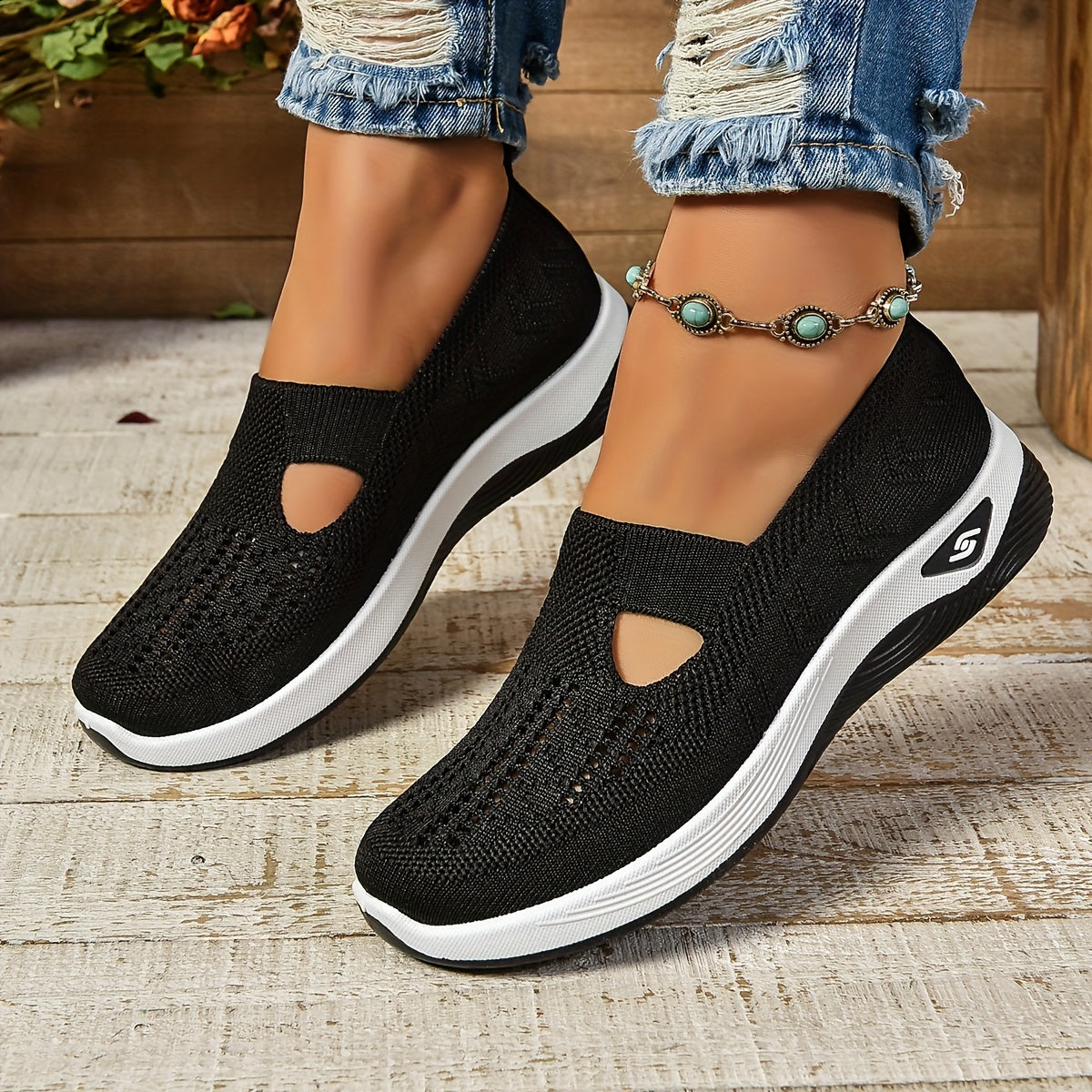 Carmelle – Slip-On åndbare vandresko
