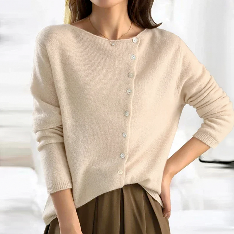 Frederika™ | Blød cardigan med elegant knaplukning