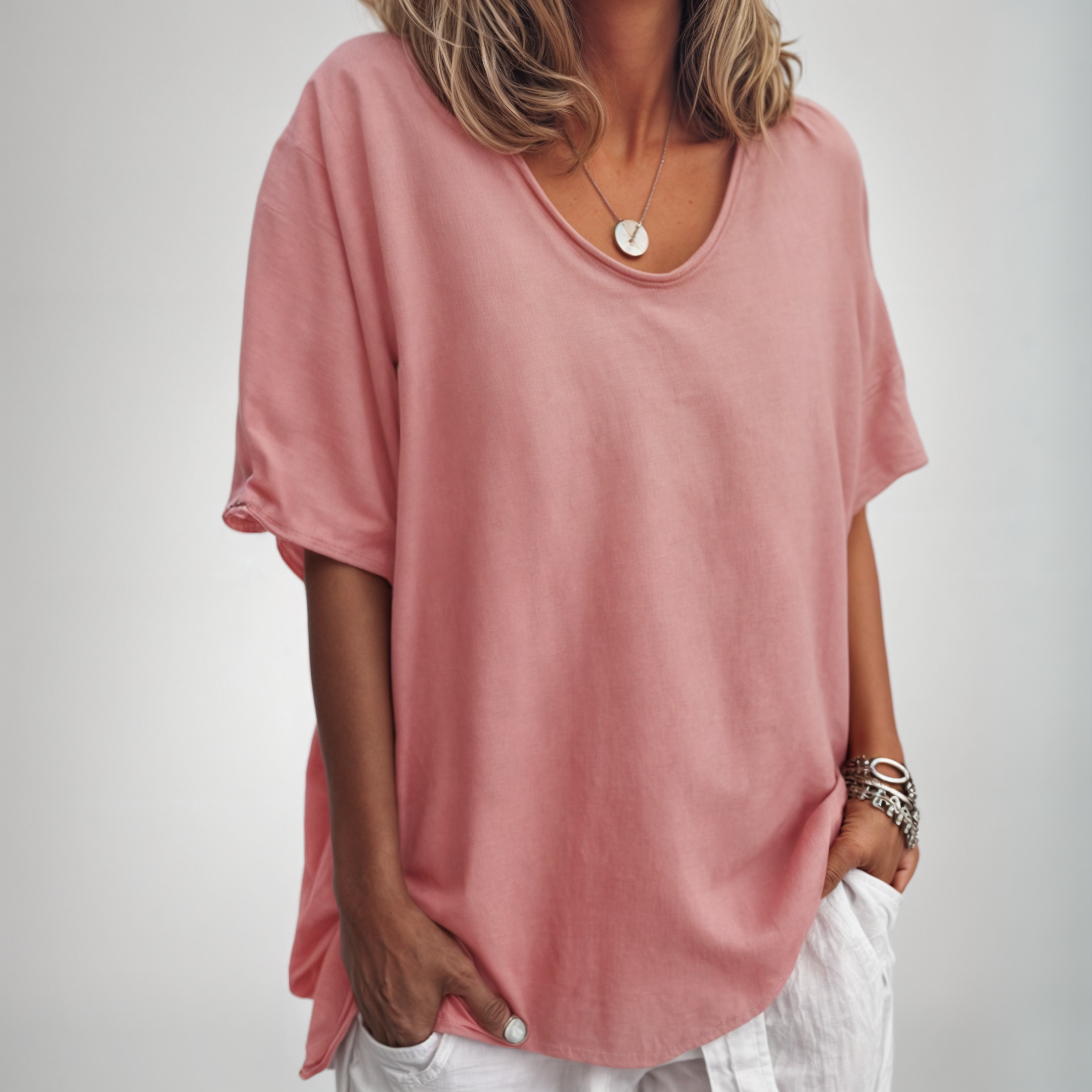 Isa™ | Behagelig Løs T-shirt