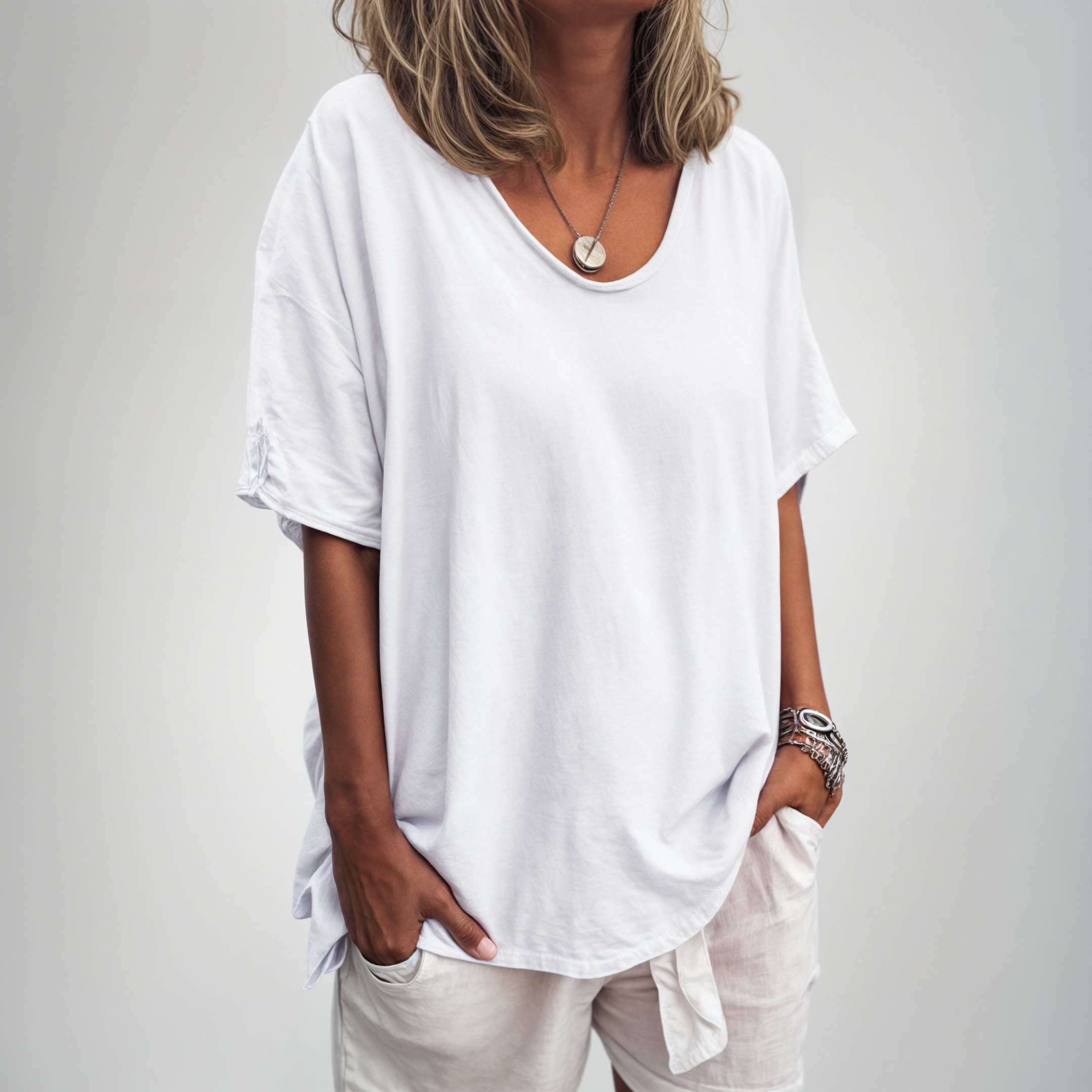 Isa™ | Behagelig Løs T-shirt