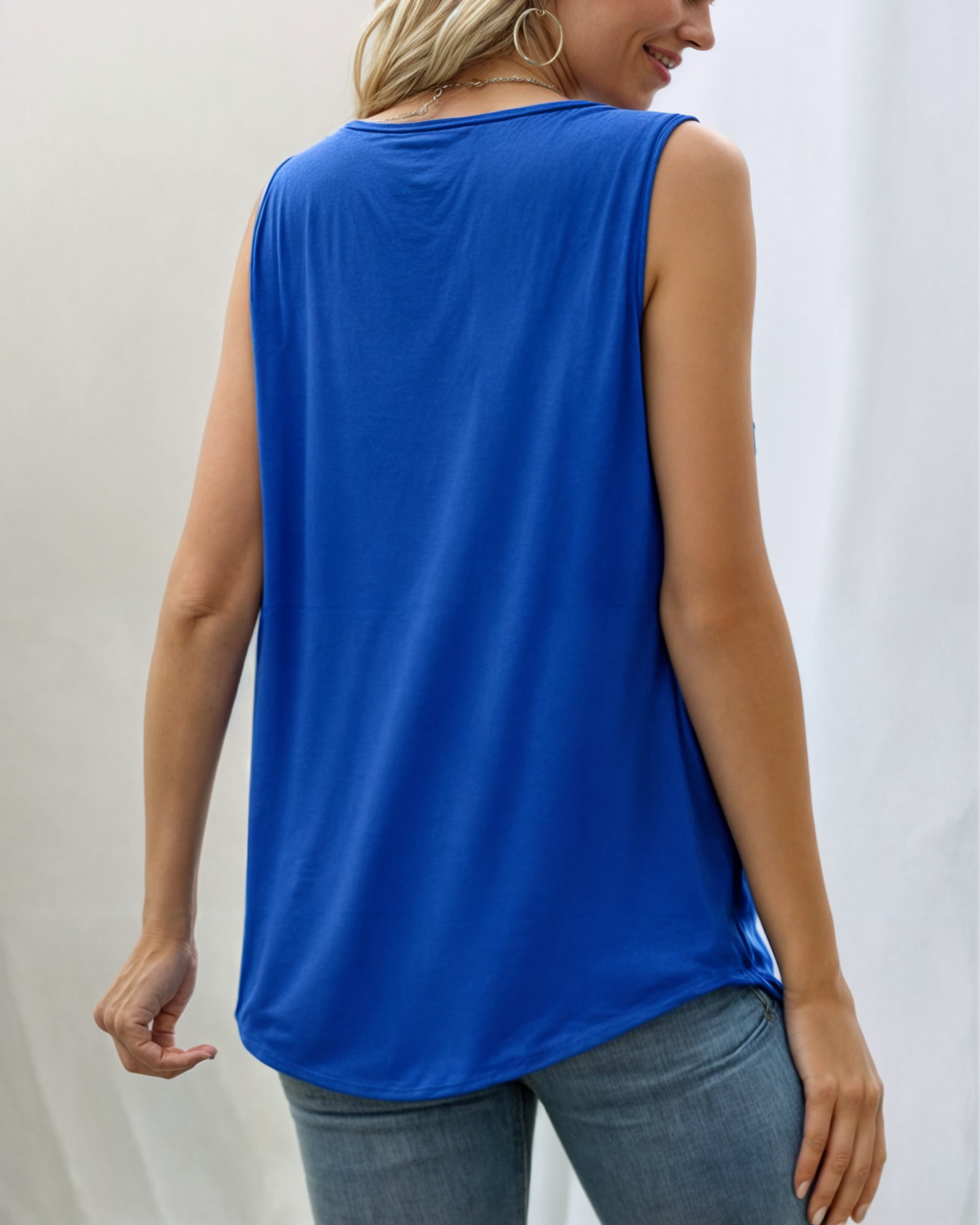Frederika™ | Ærmeløs tanktop med firkantet udskæring