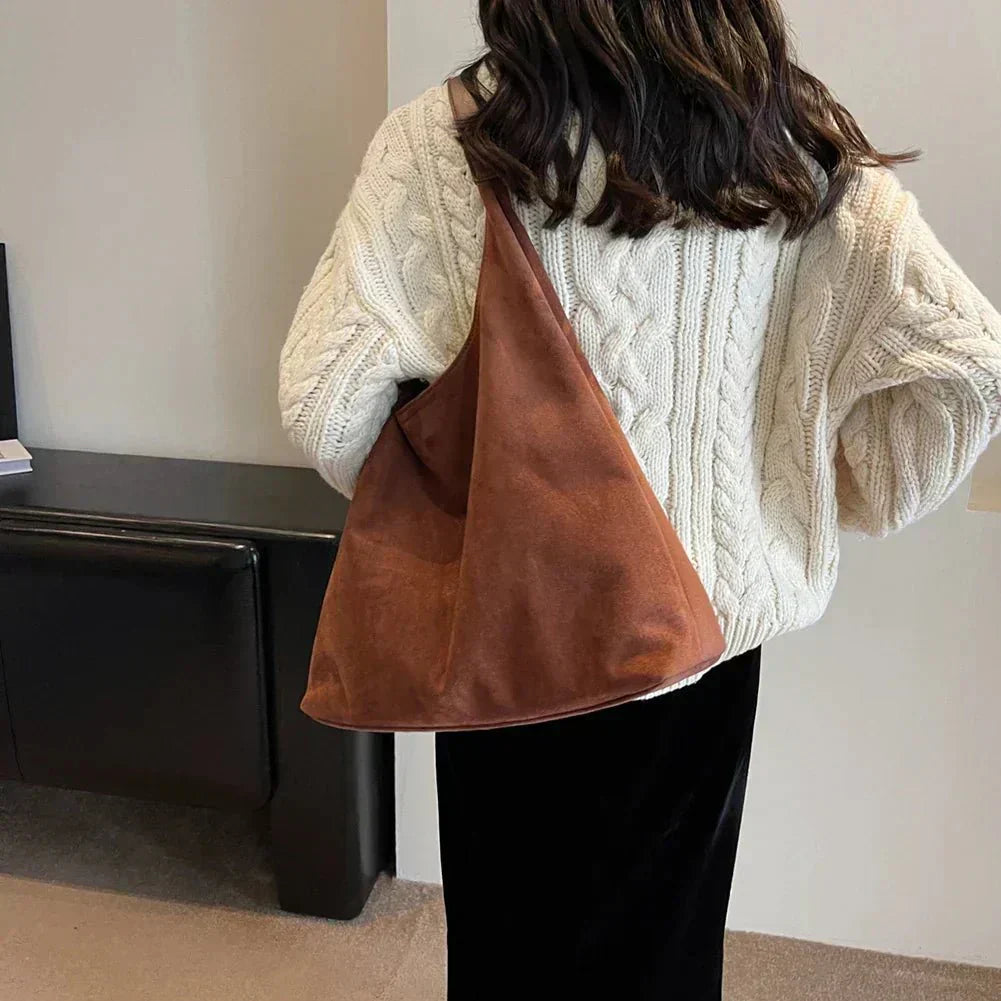 Frederika™ | Stilfuld Ruskind Tote Taske