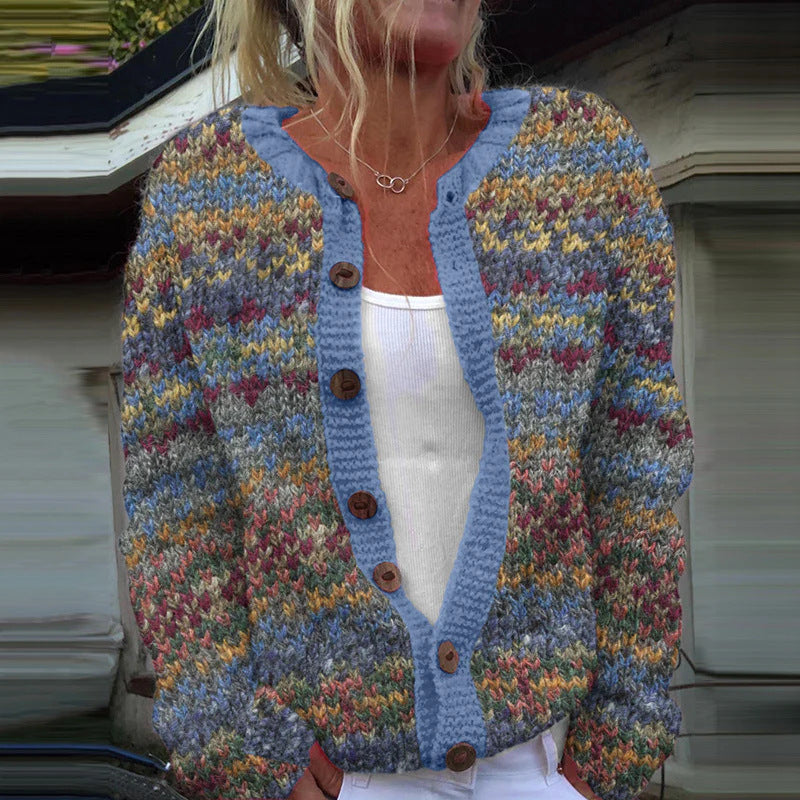 Frederika™ | Let cardigan med legende print